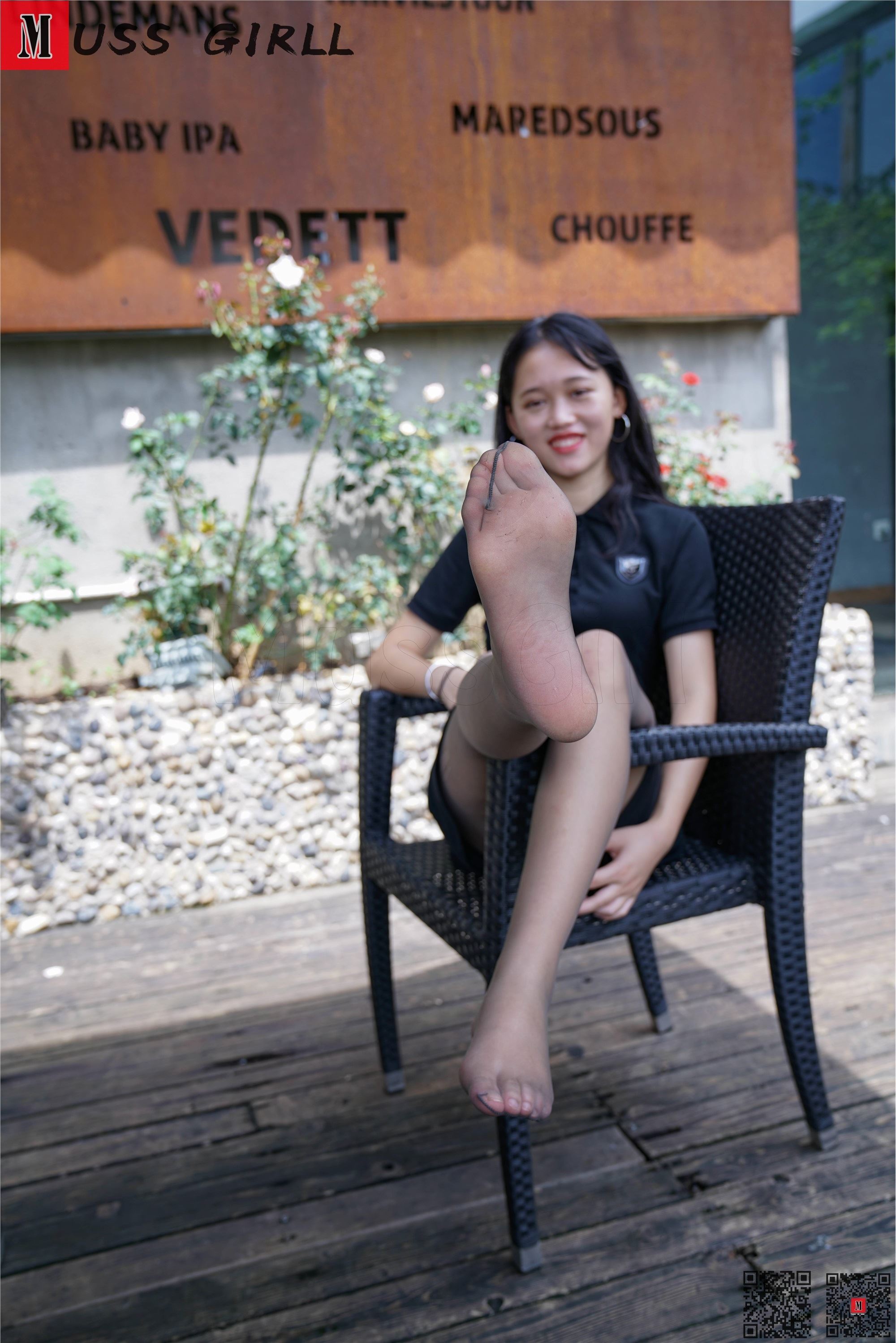 MussGirl慕丝女郎  NO.170 黑丝连衣裙